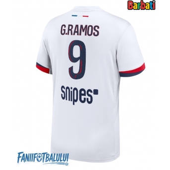 Paris Saint-Germain Goncalo Ramos #9 Tricou Fotbal Replică 2025-26 Barbati Deplasare